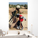Soldier Plays Soccer with Wall Decal