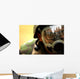 Airman Dons Gas Mask Wall Decal