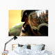 Airman Dons Gas Mask Wall Decal