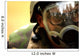 Airman Dons Gas Mask Wall Decal