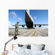 Soldier Waits for His Wall Decal