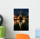 Holiday Lights Shine from Wall Decal