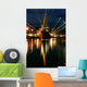 Holiday Lights Shine from Wall Decal