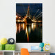 Holiday Lights Shine from Wall Decal