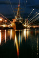 Holiday Lights Shine from Wall Decal