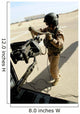 Soldier Carries 762 Mm Wall Decal
