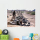 Marines Fire Their M240g Wall Decal