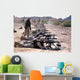 Marines Fire Their M240g Wall Decal