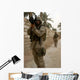 Machine Gunner Uses His Wall Decal