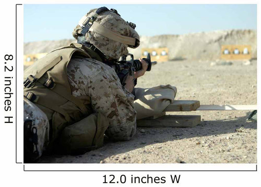 Marine Fires M16a2 Service Wall Decal