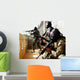 Fire Team Returns Fire Wall Decal Design 2