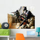 Fire Team Returns Fire Wall Decal Design 2