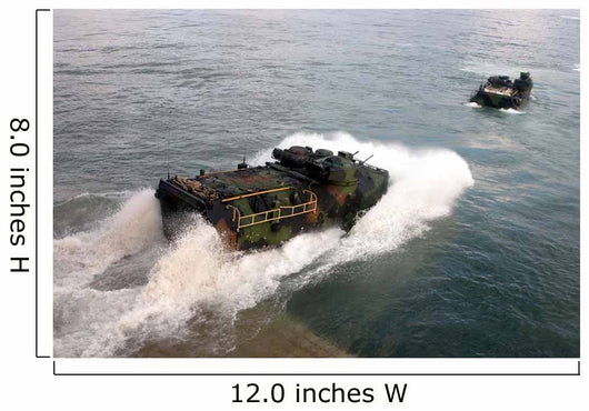 Amphibious Assault Vehicle Wall Decal Design 5
