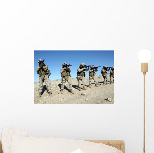 Military Transition Team Members Wall Decal