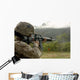 Marine Conducts Drills with Wall Decal