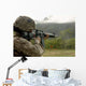 Marine Conducts Drills with Wall Decal