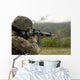 Marine Conducts Drills with Wall Decal