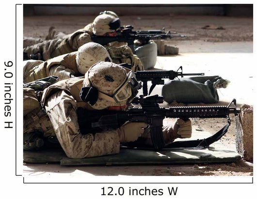 Marines Fire Their M-16a4 Wall Decal