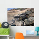 Corpsman Fires M249 Squad Wall Decal