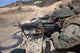 Corpsman Fires M249 Squad Wall Decal