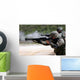 Marines Firing Shotguns Wall Decal
