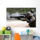 Marines Firing Shotguns Wall Decal