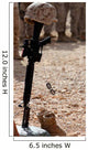 Boots Helmet Rifle and Wall Decal