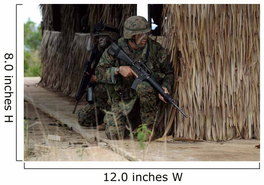 Us Marines Prepare to Wall Decal