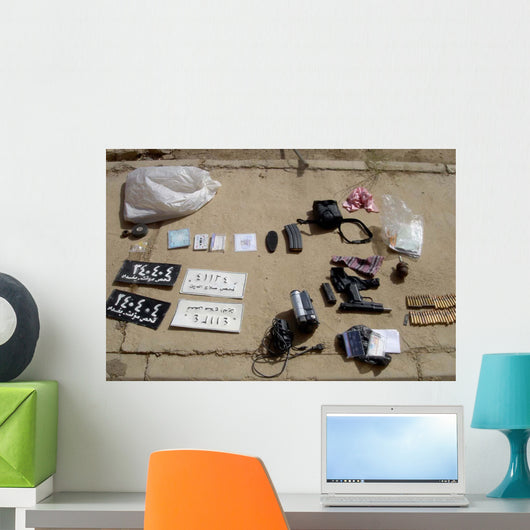 Assortment Improvised Explosive Device Wall Decal
