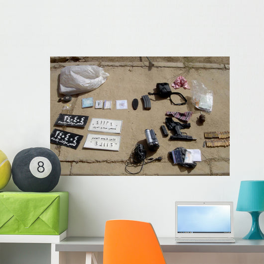 Assortment Improvised Explosive Device Wall Decal