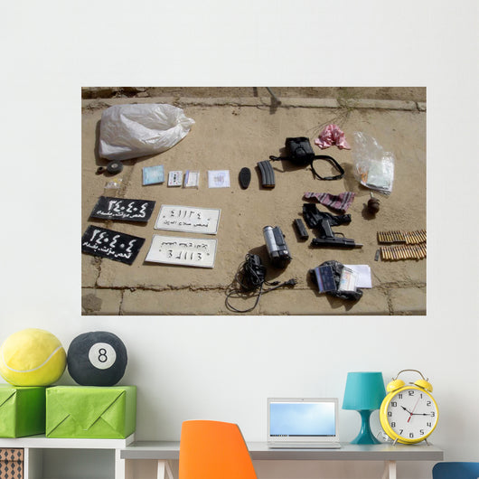 Assortment Improvised Explosive Device Wall Decal