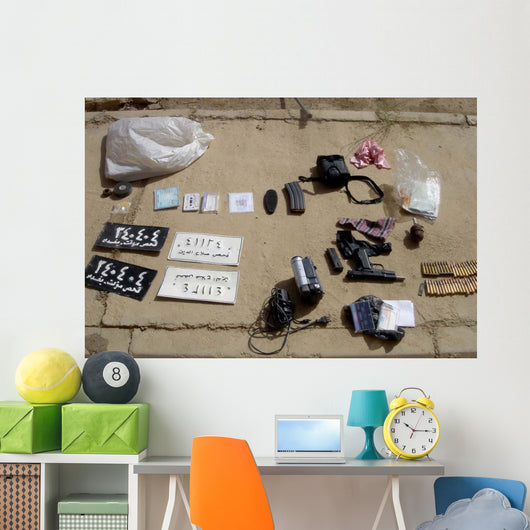 Assortment Improvised Explosive Device Wall Decal