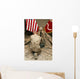 Marine Kneels before Rifle Wall Decal
