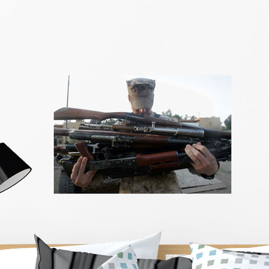 Marine Readies 80 Pounds Wall Decal