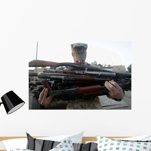 Marine Readies 80 Pounds Wall Decal