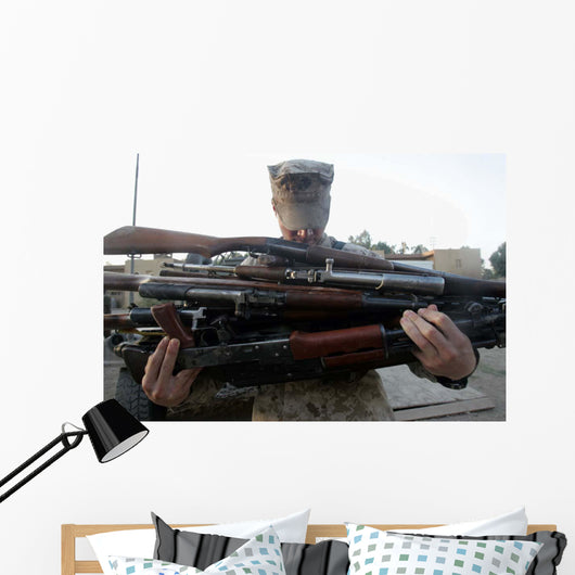 Marine Readies 80 Pounds Wall Decal