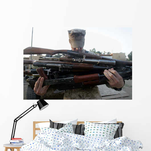 Marine Readies 80 Pounds Wall Decal