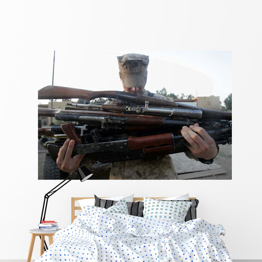 Marine Readies 80 Pounds Wall Decal