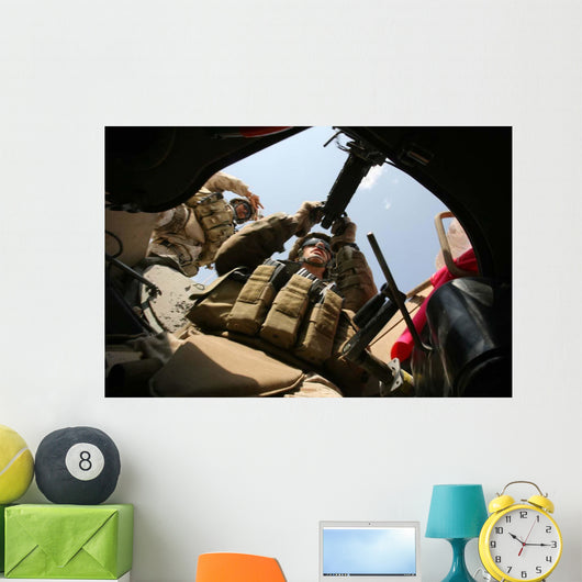 Marine Rocks His M-2 Wall Decal Design 2