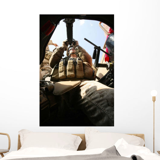 Marine Rocks His M-2 Wall Decal Design 1