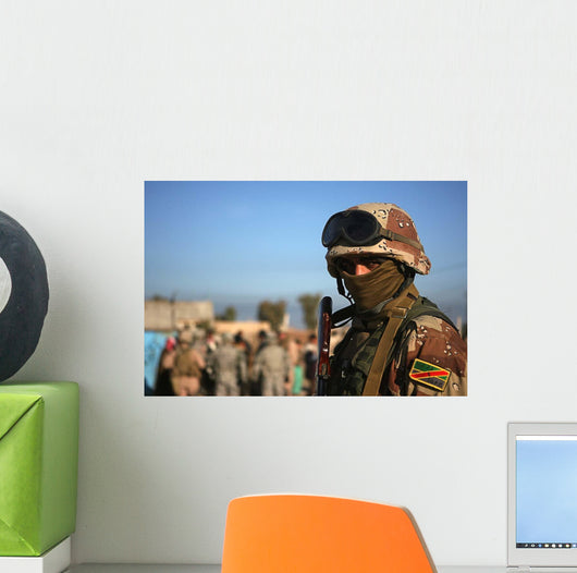 Iraqi Soldier Wall Decal