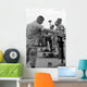 Soldier Pays His Respect Wall Decal