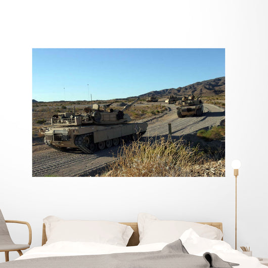 M1a1 Abrams Main Battle Wall Decal