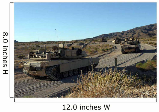 M1a1 Abrams Main Battle Wall Decal