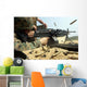 Marine Engages Targets with Wall Decal