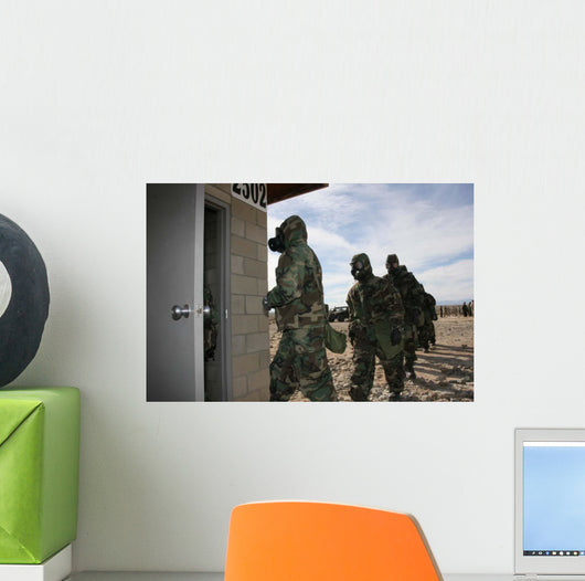 Marines and Sailors File Wall Decal