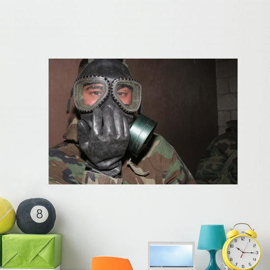 Marine Clears His Gas Wall Decal