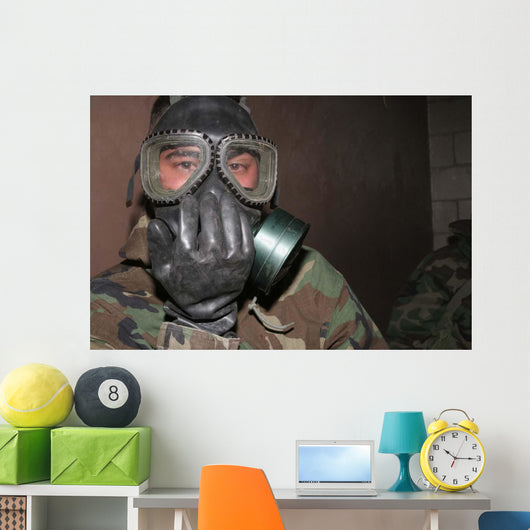 Marine Clears His Gas Wall Decal
