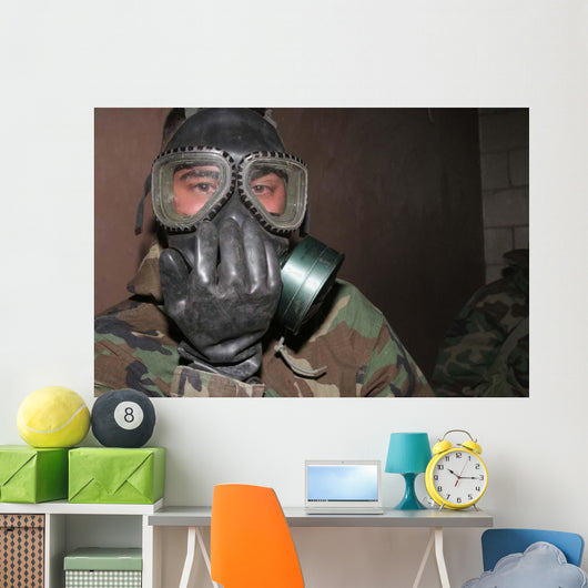 Marine Clears His Gas Wall Decal