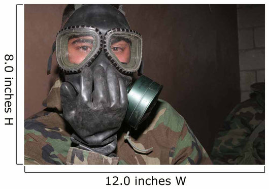 Marine Clears His Gas Wall Decal